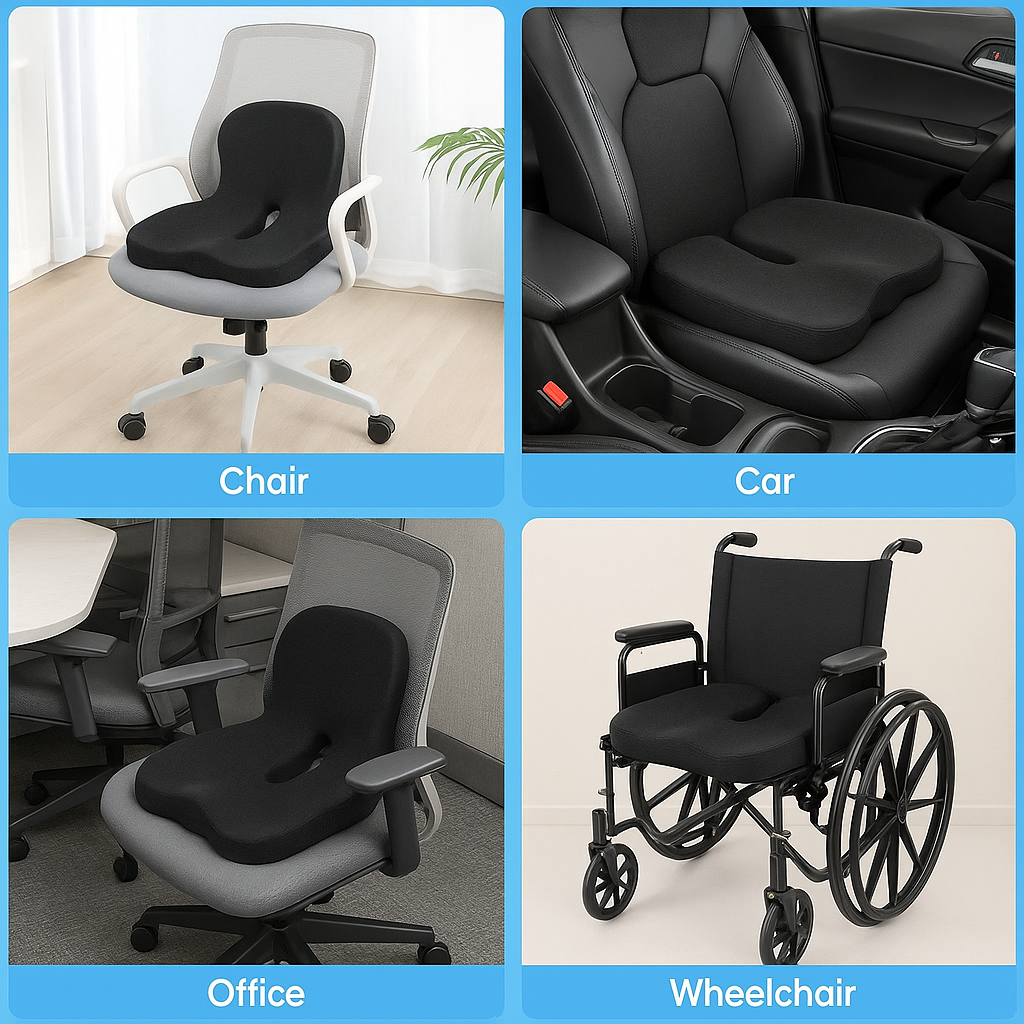 Ergo Haven™ Orthopedic Seat Cushion
