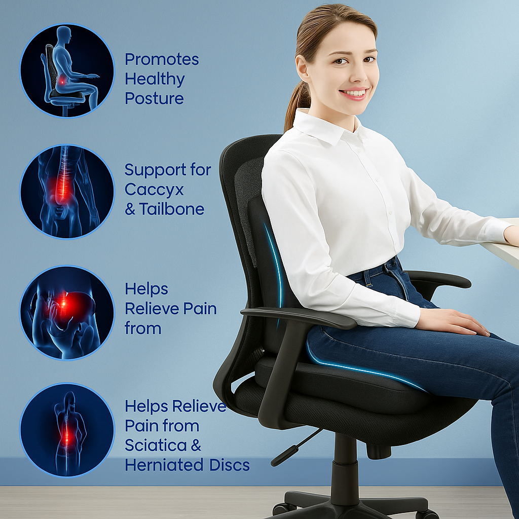 Ergo Haven™ Orthopedic Seat Cushion