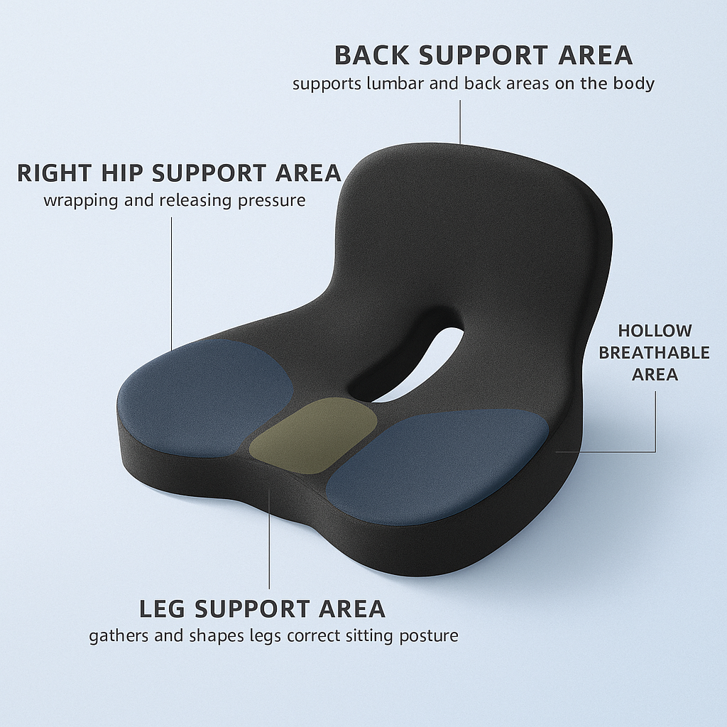 Ergo Haven™ Orthopedic Seat Cushion